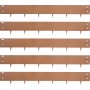 VEVOR Steel Lawn Edging, 5PCS 5"x39" Metal Landscape Edgings, 16.25 ft Total Length Garden Border, Flexible and Bendable Galvanized Steel Landscaping, Metal Edge for Yard, Lawn, Pathway, Brown