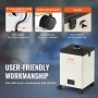 VEVOR Solder Fume Extractor, 150W Soldering Smoke Extractor with 3-Stage Filters, 332 m³/h Strong Suction Smoke Absorber and Purifier for Soldering, Engraving, DIY Welding, Salon