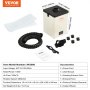VEVOR Solder Fume Extractor, 150W Soldering Smoke Extractor with 3-Stage Filters, 332 m³/h Strong Suction Smoke Absorber and Purifier for Soldering, Engraving, DIY Welding, Salon