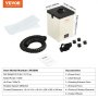 VEVOR Solder Fume Extractor, 150W Soldering Smoke Extractor with 3-Stage Filters, 332 m³/h Strong Suction Smoke Absorber and Purifier for Soldering, Engraving, DIY Welding