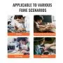 VEVOR Solder Fume Extractor, 38W Desktop Soldering Smoke Extractor with 3-Stage Filter & 86.63m³/h Strong Suction, Mini Size Compact Smoke Absorber Remover for Phone Repair, DIY Soldering, 3D Print