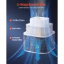 VEVOR Solder Fume Extractor 85W Brushless Smoke Absorber with 3-Stage Filters
