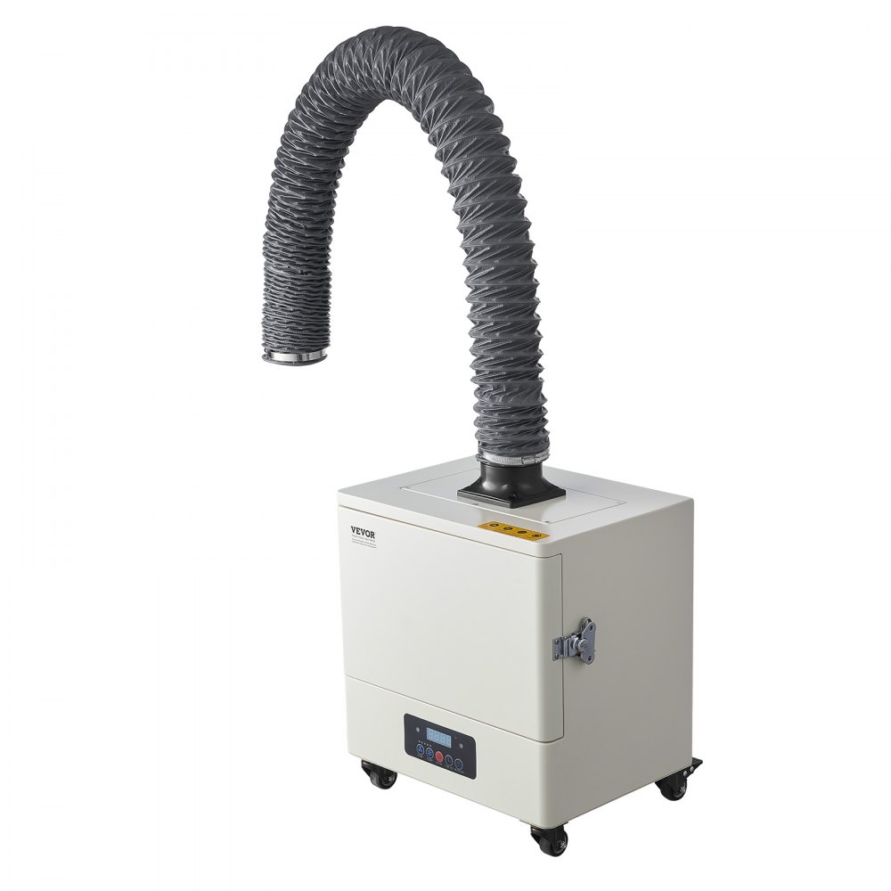 VEVOR Solder Fume Extractor, 459 m³/h Strong Suction Soldering Smoke Absorber with 280W Brushless Motor, 4-Stage Filters, 10-Speed & Remote Control Smoke Purifier for Soldering, Engraving, DIY Welding