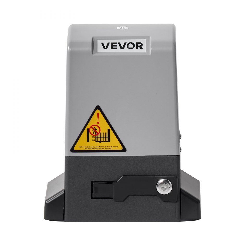 VEVOR Automatic Gate Opener, 280W Electric Sliding Gate Opener for Doors up to 25m 816kg, Nylon Gear Rack Rolling Door Motor with Infrared Sensor & 2 Remote Controls, Driveway Gates Opening System