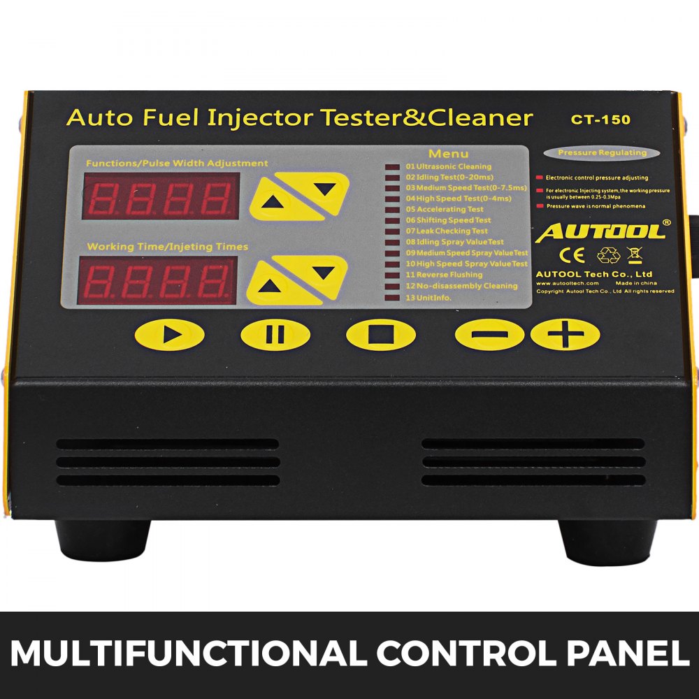 Ultrasonic Petrol Fuel Injector Cleaner Tester Cleaning Machine Car Motor  220V