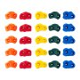 VEVOR 25 Rock Climbing Holds, Multi-Size and Colored Climbing Rocks for Kids and Adults, Rock Wall Holds with Knotted Rope, Handles and Mounting Hardware, Climbing Wall Grips for Indoor and Outdoor