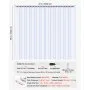 VEVOR Strip Curtain PVC Door Curtain 72" x 96" Cooler Freezer Clear Plastic