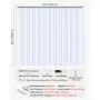 VEVOR Clear PVC Strip Curtain, 2.4 m Height x 2.1 m Width x 2 mm Thickness, 14 PCS Walk in Freezer Cooler Curtain Strips, Smooth Waterproof Plastic Door Strips for Warehouse, Freezer, Garage Doors