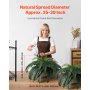 VEVOR 2Pcs Artificial Boston Ferns Plastic Fern 35 Branches Indoor Outdoor Decor