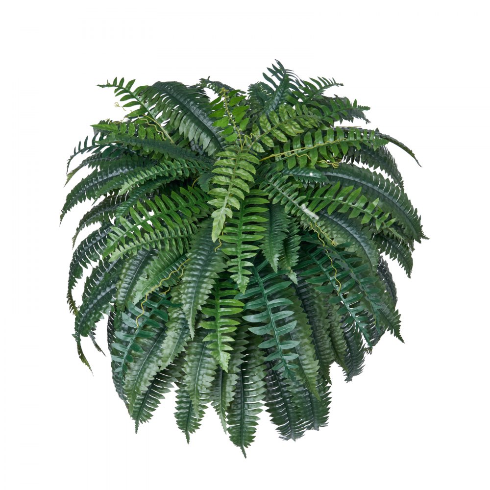 VEVOR Artificial Ferns, Natural Spread Diameter 43-47 Inch, Large Hanging Artificial Boston Ferns, Fake Plant Wall Decor with 88 Branches, Faux Fern for Home Office and Outdoor (Flowerpot Unincluded)