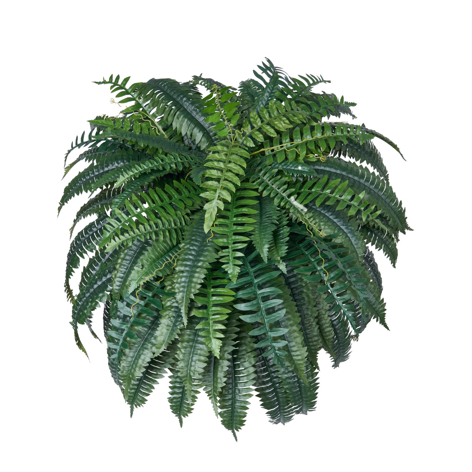 VEVOR Artificial Ferns, Natural Spread Diameter 43-47 Inch, Large Hanging Artificial Boston Ferns, Fake Plant Wall Decor with 88 Branches, Faux Fern for Home Office and Outdoor (Flowerpot Unincluded)