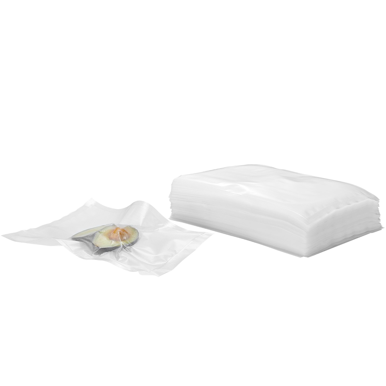 VEVOR Vacuum Sealer Bags, 200 PCS 8 x 12 Inch Durable Seal Bags, Non-BPA Food Grade Seal A Meal Freezer Bags, Vac Sealing Bag for Food Saver, Ideal Food Storage Vacuum Bags for Meal Prep or Sous Vide