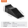VEVOR Car Ramp, 1 Piece Car Service Ramp, 9 ton Loading Capacity, 140mm Lift Height Car Ramp, Heavy Duty Tire Ramp for Car Lift and Vehicle Maintenance, Work with Tandem Wheel Vehicles