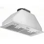 Campana extractora empotrable VEVOR, 800 CFM, 3 velocidades, 30 pulgadas, acero inoxidable, con control por botón, luces LED, filtros deflectores, convertible con o sin conducto, certificación ETL.