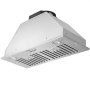 Campana extractora empotrable VEVOR, 800 CFM, 3 velocidades, 30 pulgadas, acero inoxidable, con control por botón, luces LED, filtros deflectores, convertible con o sin conducto, certificación ETL.