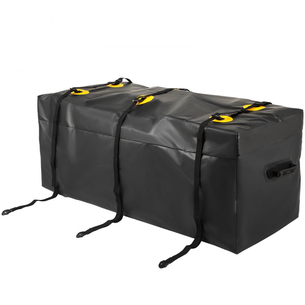 VEVOR Hitch Cargo Carrier Bag, Waterproof 840D PVC, 48"x20"x22" (12 Cubic Feet), Heavy Duty Cargo Bag for Hitch Carrier with Reinforced Straps, Fits Car Truck SUV Vans Hitch Basket