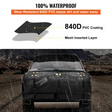 VEVOR Hitch Cargo Carrier Bag, Waterproof 840D PVC, 59"x24"x24" (20 Cubic Feet), Heavy Duty Cargo Bag for Hitch Carrier with Reinforced Straps, Fits Car Truck SUV Vans Hitch Basket