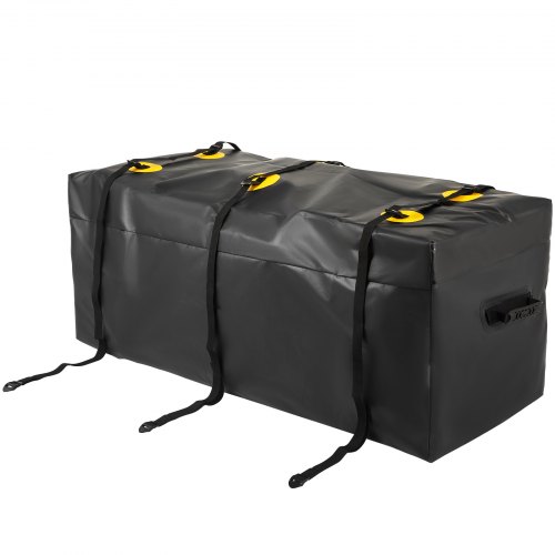 VEVOR Hitch Cargo Carrier Bag, Waterproof 840D PVC, 60"x24"x26" (22 Cubic Feet), Heavy Duty Cargo Bag for Hitch Carrier with Reinforced Straps, Fits Car Truck SUV Vans Hitch Basket