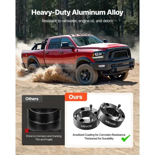 3-Inch Front Leveling Lift Kit For Chevy Silverado & GMC Sierra 1500 (2007-2024) - 2WD/4WD Compatible