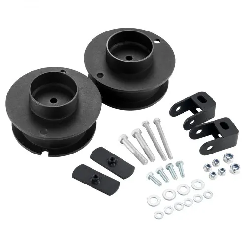 VEVOR 2.5 Inch Front Leveling Lift Kit for 2014-2023 Dodge Ram 2500 4WD, 2013-2023 Ram 3500 4WD, Chassis Level Kit with Coil Spring Spacers & Shock Relocation Brackets, Steel Suspension Leveling Kit