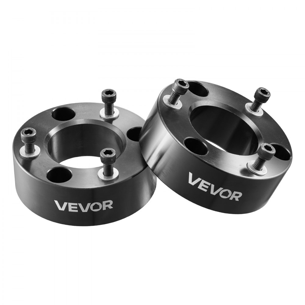 VEVOR 63.5 mm Front Leveling Lift Kit for 2004-2025 Ford F150 2WD/4WD, 2003-2018 Expedition, 2005-2008 Lincoln Mark LT, Chassis Level Kit with 2PCS Heavy Duty Forged Aluminum Suspension Strut Spacers