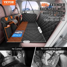 VEVOR 52 x 23.5 in Dog Car Seat Cover for Back Seat Waterproof 600D for Cars