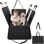 Housse de siège de voiture pour chien VEVOR 52 x 24,8 pouces pour siège arrière imperméable 600D pour voitures