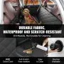 VEVOR 53 x 24.8 in Dog Car Seat Cover for Back Seat Waterproof 600D for Cars