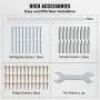 VEVOR 152.4x152.4 Post Base 4 Pcs, Inner Size 142x142 Post Base Brackets, Heavy Duty Powder-Coated Post Anchor Matte Black Wood Post Brackets for Pavilion Deck Railing Support Deck Base Plate