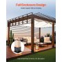 VEVOR 4 Pcs 4x4 Post Base Bracket Wood Fence Post Anchor Inner Size 3.6x3.6 in