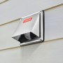 VEVOR 4 inch External Extractor Wall Vent Cover, Square AC Vent Gable Cover, Premium Stainless Steel & with Built-in a Protection Screen, for House,Bathroom,Garage,Kitchen,Basement (1 Pack, Silver)