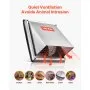 6 Inch External Extractor Wall Vent Cover Stainless Steel 1 Pack Silver