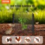 VEVOR 10 Pack Plant Protector from Animals, 12'' x 12''  Chicken Wire Plant Protector, Plant Cages for Outdoor Plants, Flowers & Vegetables, Keeps Bunny Chicken Squirrels Out, 40pcs Metal Mesh