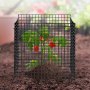 VEVOR 10 Pack Plant Protector from Animals, 305 mm x 305 mm  Chicken Wire Plant Protector, Plant Cages for Outdoor Plants, Flowers & Vegetables, Keeps Bunny Chicken Squirrels Out, 40pcs Metal Mesh