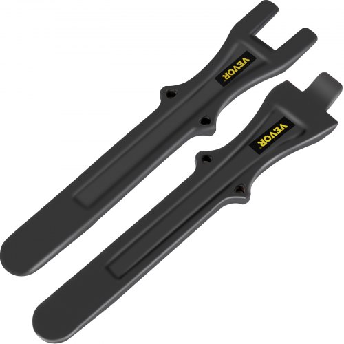 VEVOR Tire Changing Tool, 11 Inch Tire Iron Set, 2pcs Motorcycle Tire Irons, 40CR Steel Tire Bead Breaker, Black Tire Changing Spoons, Rust Proof Motorcycle Tire Spoons, Tire Levers For Bile Tires