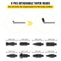 VEVOR Rods Dent Puller Stainless Steel Paintless Repair Kits Hail Removal 13 PCS