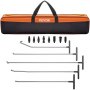 VEVOR Rods Dent Puller Stainless Steel Paintless Repair Kits Hail Removal 13 PCS