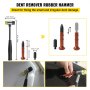 VEVOR dent removal kit with rubber hammer and interchangeable dent remover tools.