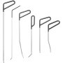 VEVOR dent removal kit includes five metal rods with black hand grips.