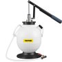 VEVOR Transmission Fluid Pump Manual ATF Refill System Dispenser, Oil and Liquid Refill Bleeder 7.5 Liter Large Capacity, Automatic Transmission Fluid Pump Tool Set with 15 Pieces ATF Filler Adapters