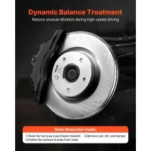 Front & Rear Brake Rotors Kit for 2013 Nissan Altima (Base, SL, SV & S Sedan)