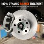 Σετ αντικατάστασης τακακιών φρένων VEVOR Rear Brake Rotors Brake Rotors για Audi A3(8L)