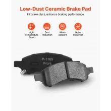 Front and Rear Brake Kit for 2008-2017 Buick Enclave, Hollow Brake Rotors Kit