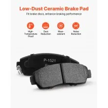 Front and Rear Brake Kit Compatible with 2012-2016 Honda CR-V (AWD Models)