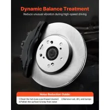 Front and Rear Brake Kit Compatible with 2012-2016 Honda CR-V (AWD Models)