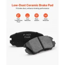 Front & Rear Ceramic Brake Pads & Rotors Kit for 2010-2017 Chevrolet Equinox
