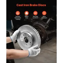 Front & Rear Ceramic Brake Pads & Rotors Kit for 2010-2017 Chevrolet Equinox