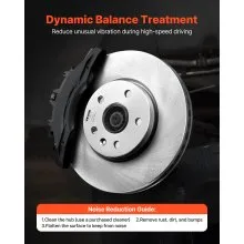Front & Rear Ceramic Brake Pads & Rotors Kit for 2010-2017 Chevrolet Equinox