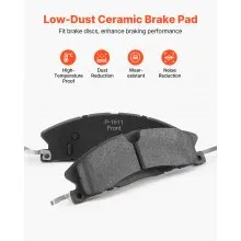 Front and Rear Ceramic Brake Kit Fits for 2013-2015 Ford Explorer Brake Pads
