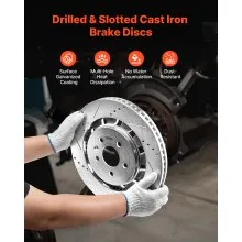 Front and Rear Ceramic Brake Kit Fits for 2013-2015 Ford Explorer Brake Pads